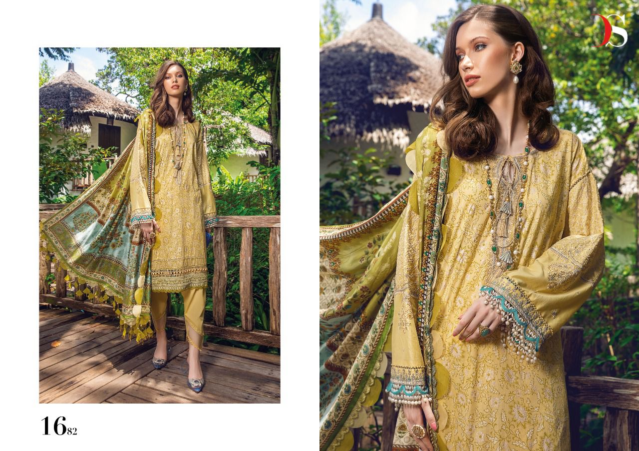 Deepsy Maria B M Print 22 Vol 3 Cotton Casual Wear Pakistani Salwar Suits Collection